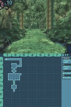 Sekaiju no Meikyuu (Japan) screen shot game playing